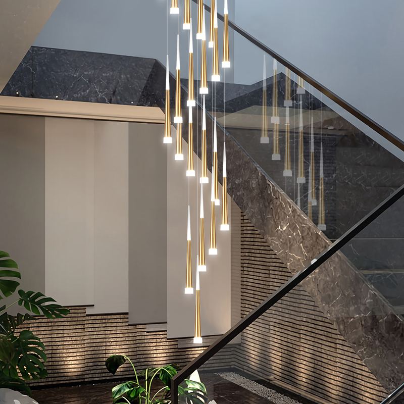 flairel Meteor Shower Chandelier for Staircase