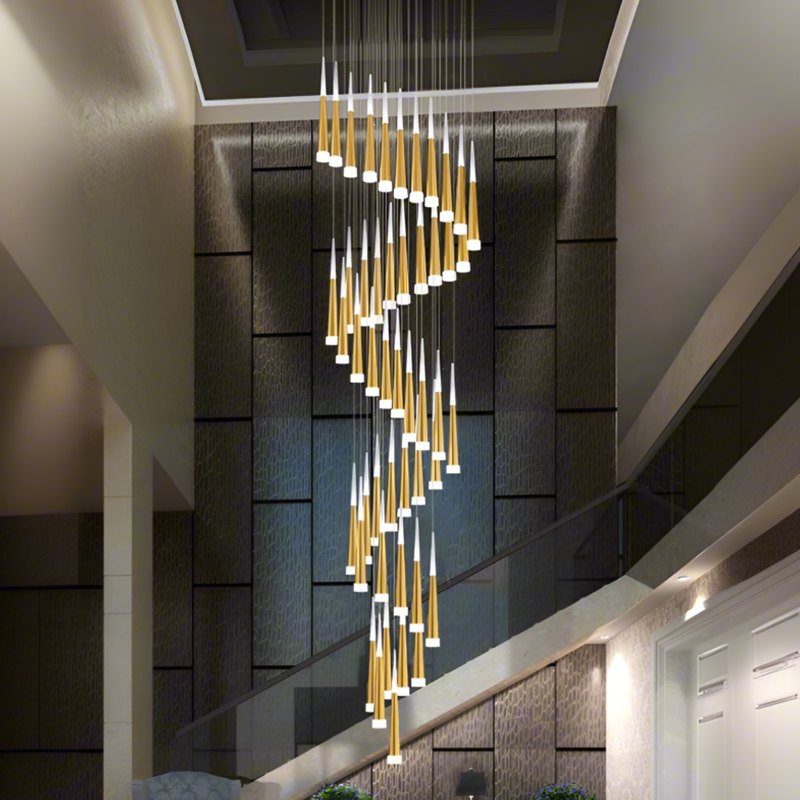flairel Meteor Shower Chandelier for Staircase
