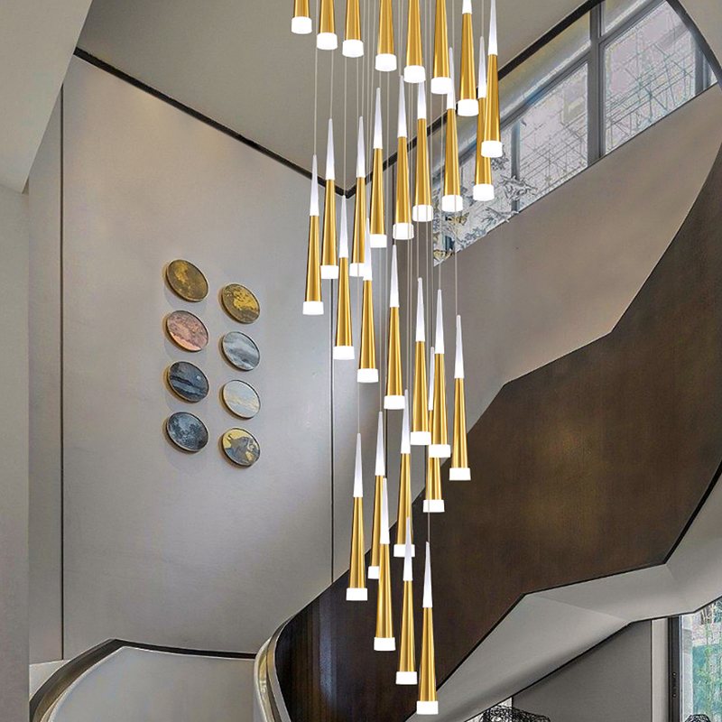flairel Meteor Shower Chandelier for Staircase