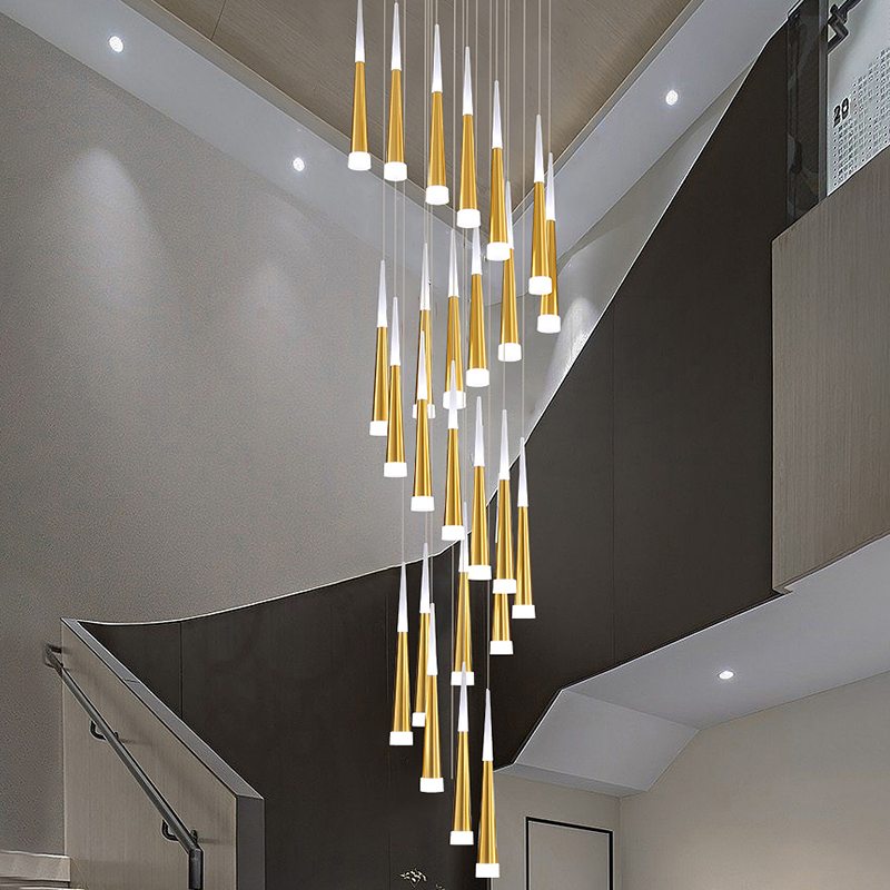 flairel Meteor Shower Chandelier for Staircase