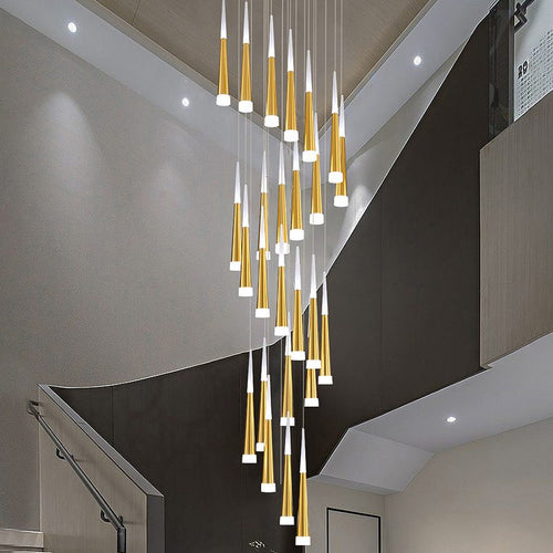 flairel Meteor Shower Chandelier for Staircase