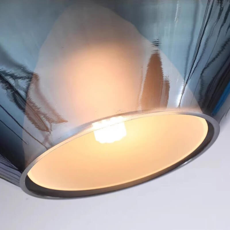 flairel Modern Minimalist LED Glass Pendant Light for Kitchen