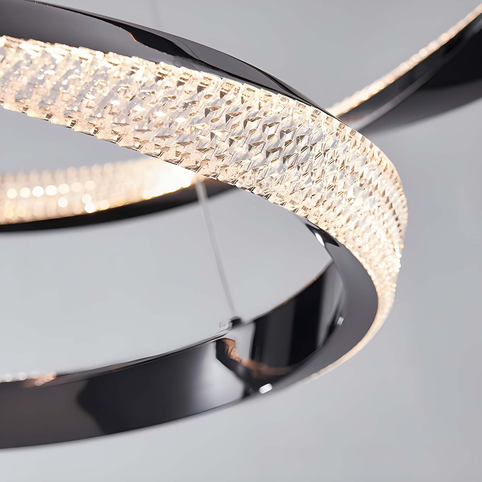 flairel Modern Simple Mobius Circle Chandelier