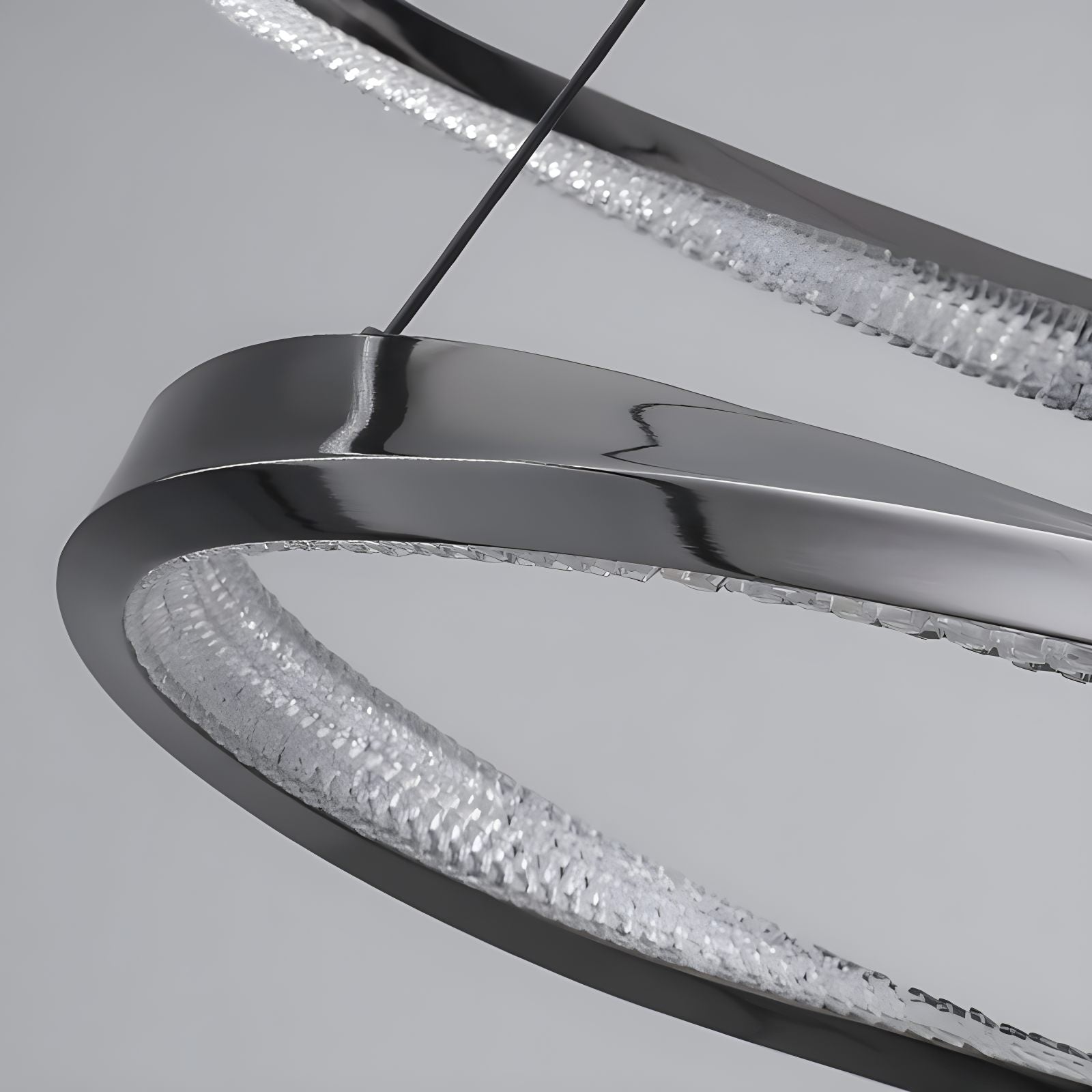 flairel Modern Simple Mobius Circle Chandelier