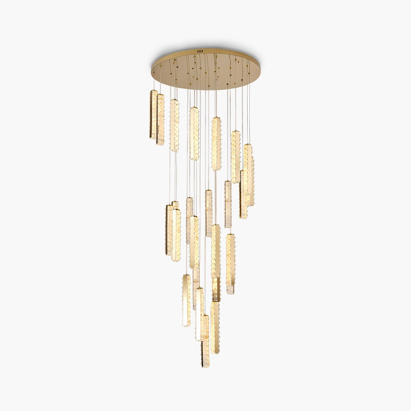 flairel Nordic Crystal LED Chandelier