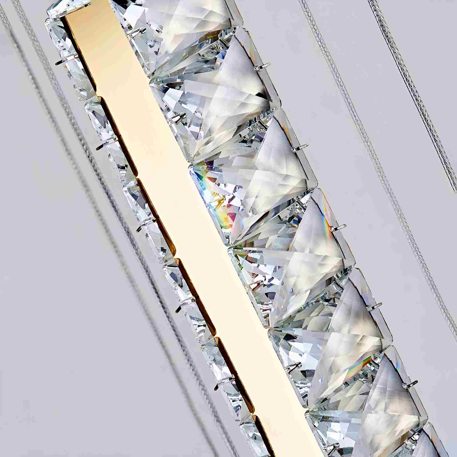 flairel Nordic Crystal LED Chandelier