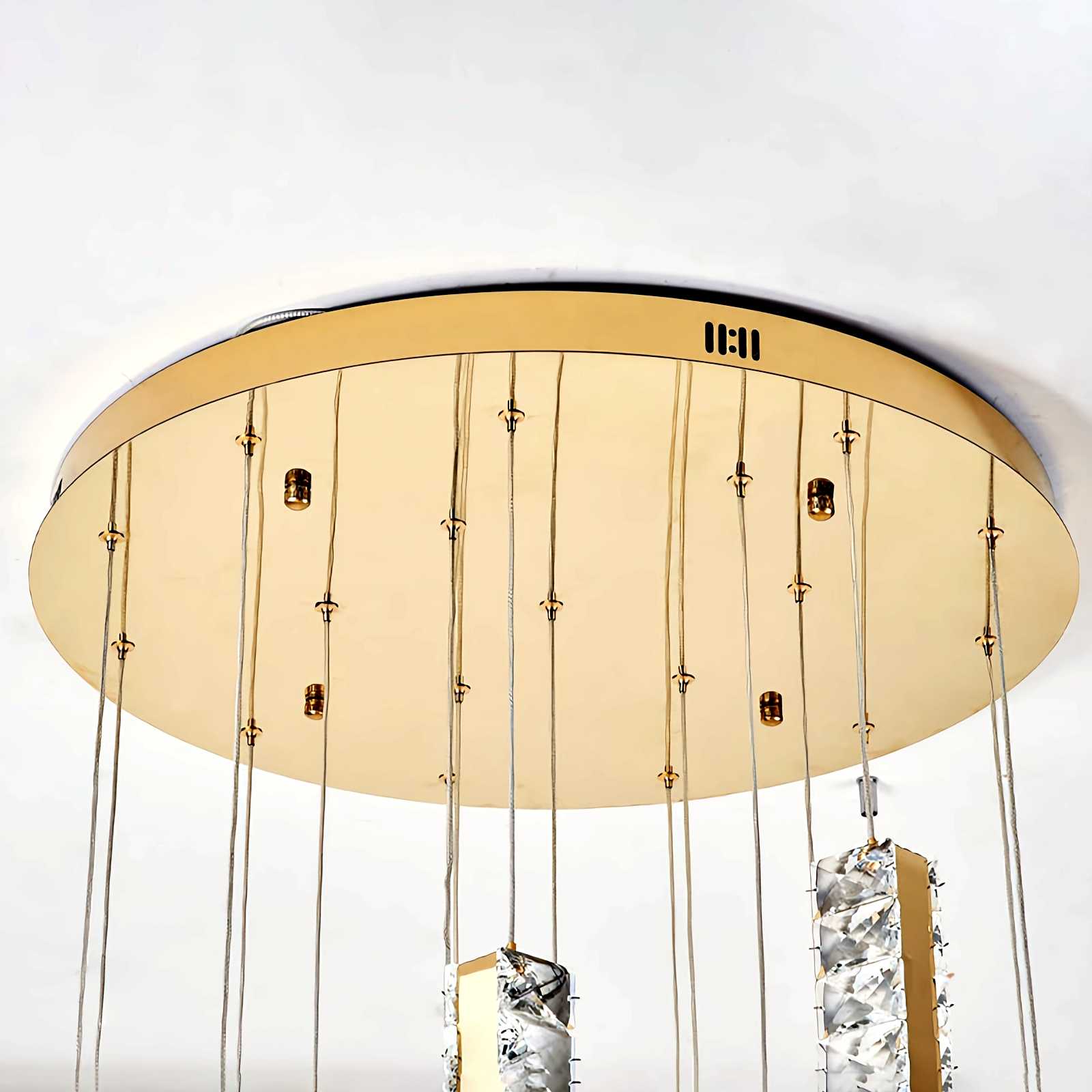 flairel Nordic Crystal LED Chandelier