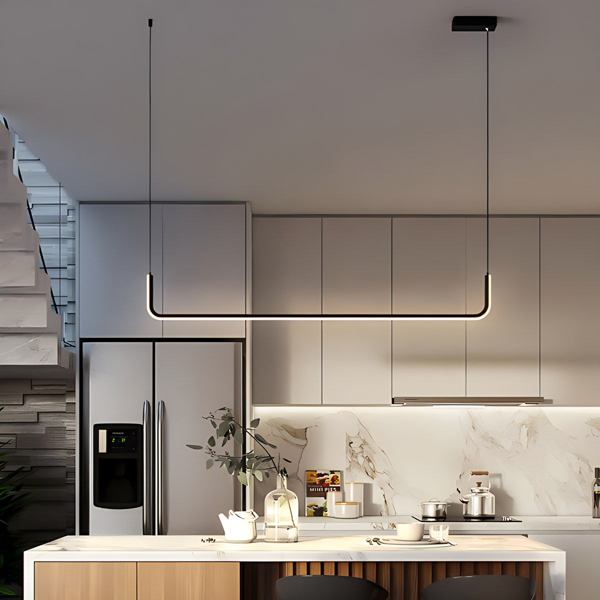 flairel Modern LED Ceiling Chandelier for Living Room