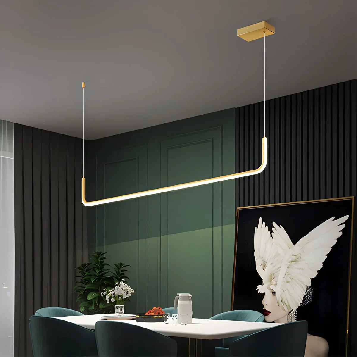 flairel Modern LED Ceiling Chandelier for Living Room
