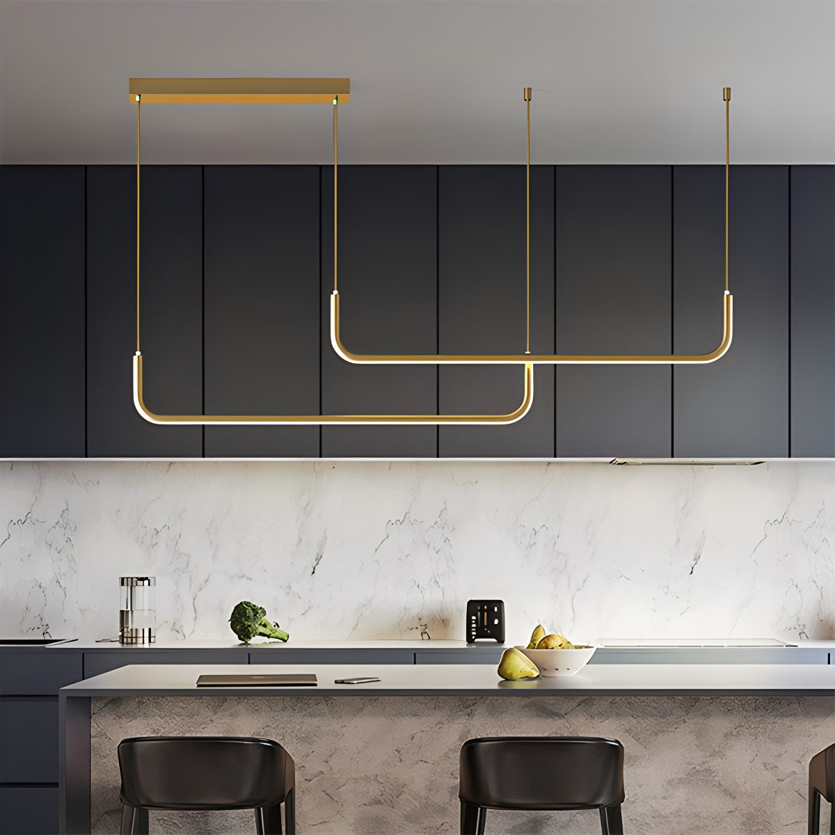 flairel Modern LED Ceiling Chandelier for Living Room