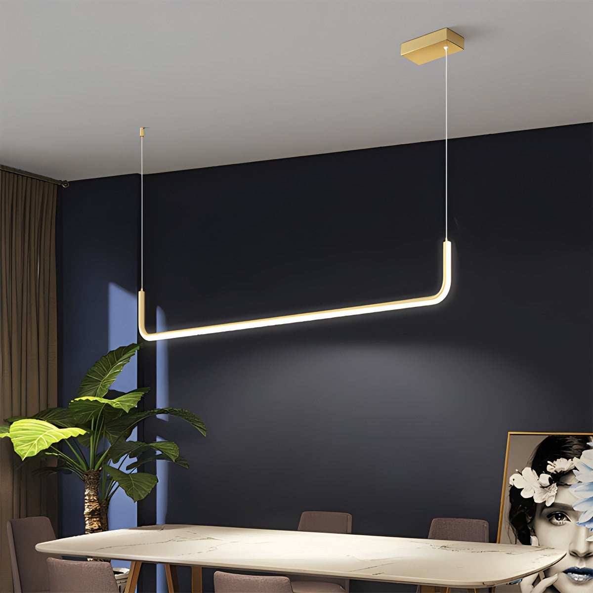 flairel Modern LED Ceiling Chandelier for Living Room