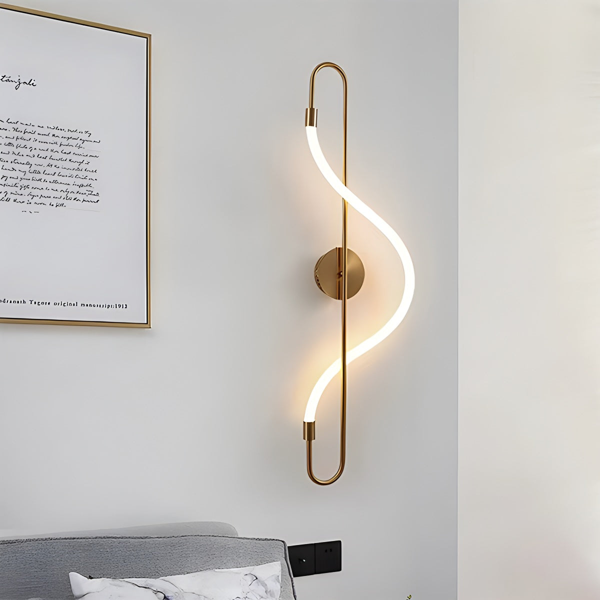 flairel Modern Long Hose Led Pendant Light for Dining Room