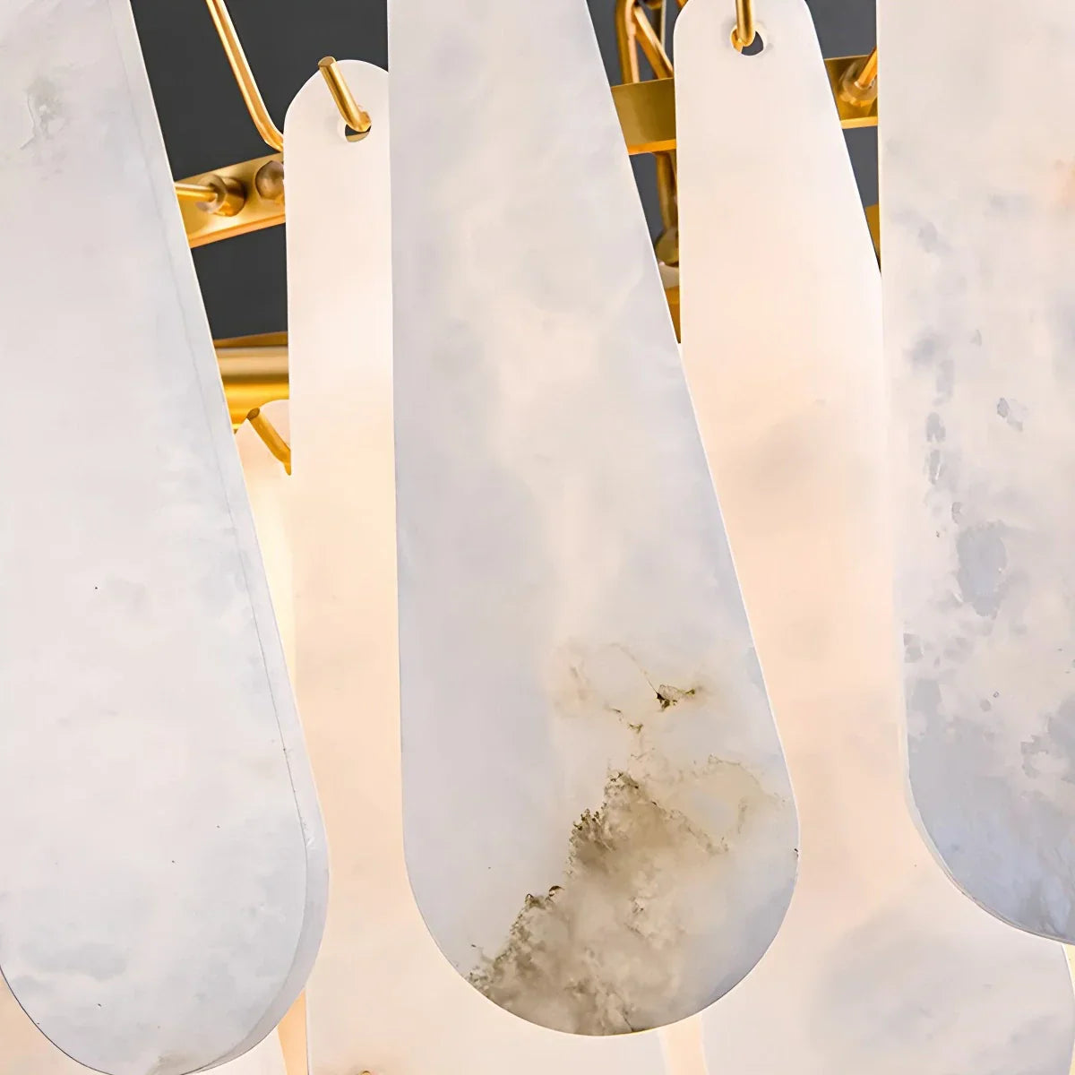flairel Modern Luxury Multi-layer Spanish Alabaster Chandelier