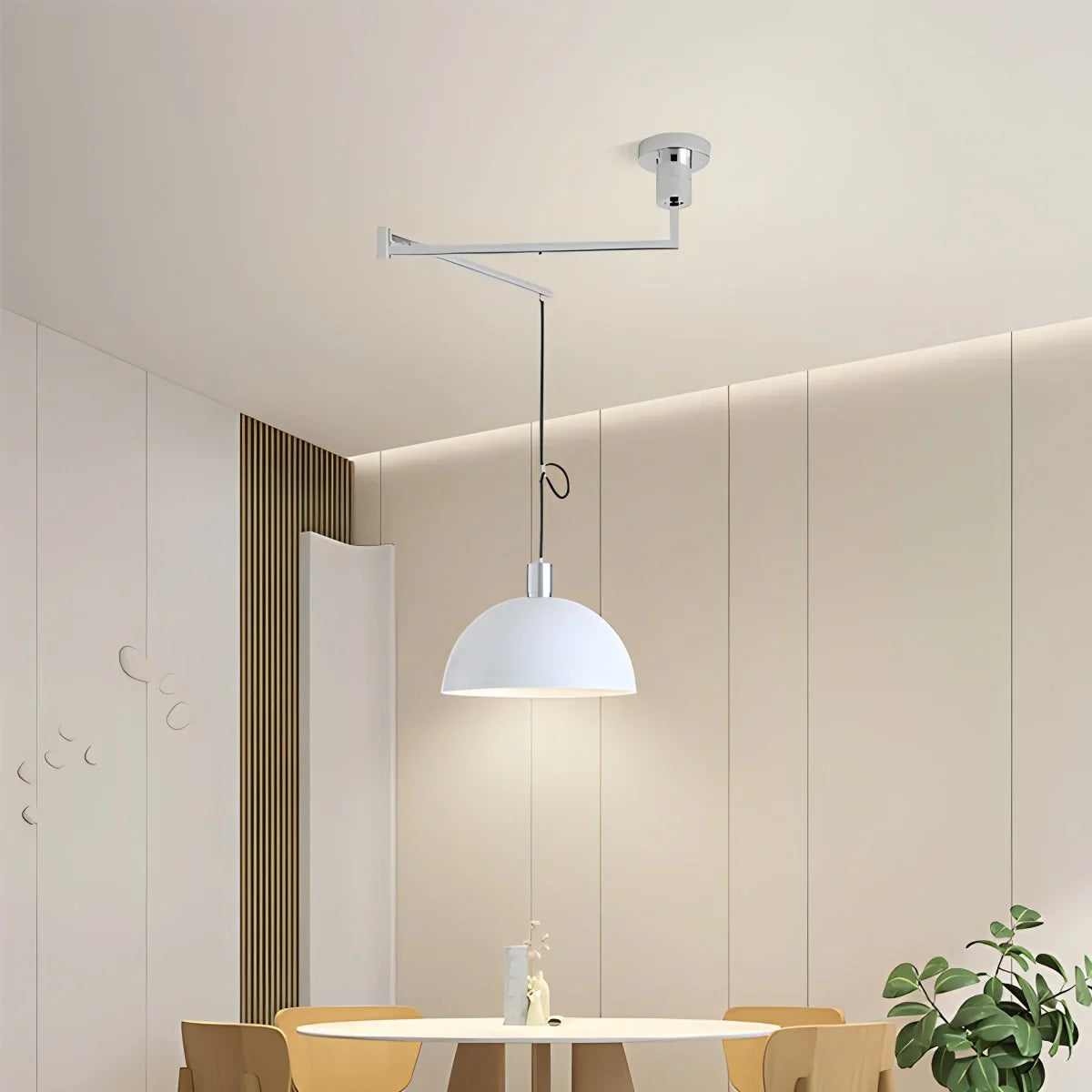 flairel Bauhaus Creative Rocker Glass Pendant Light