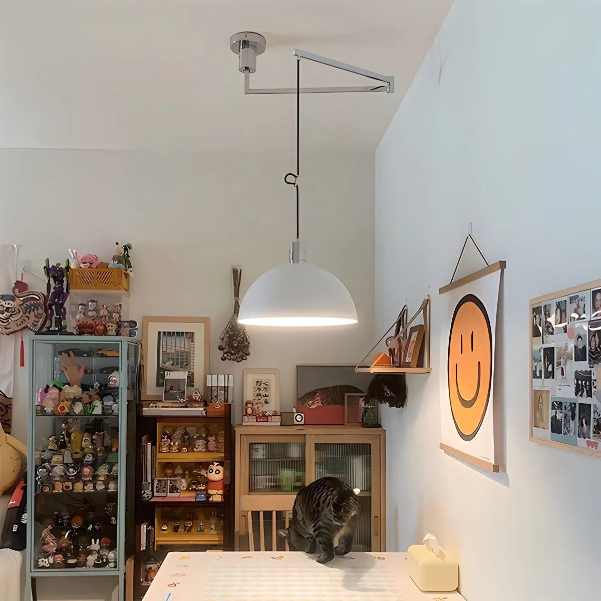 flairel Bauhaus Creative Rocker Glass Pendant Light