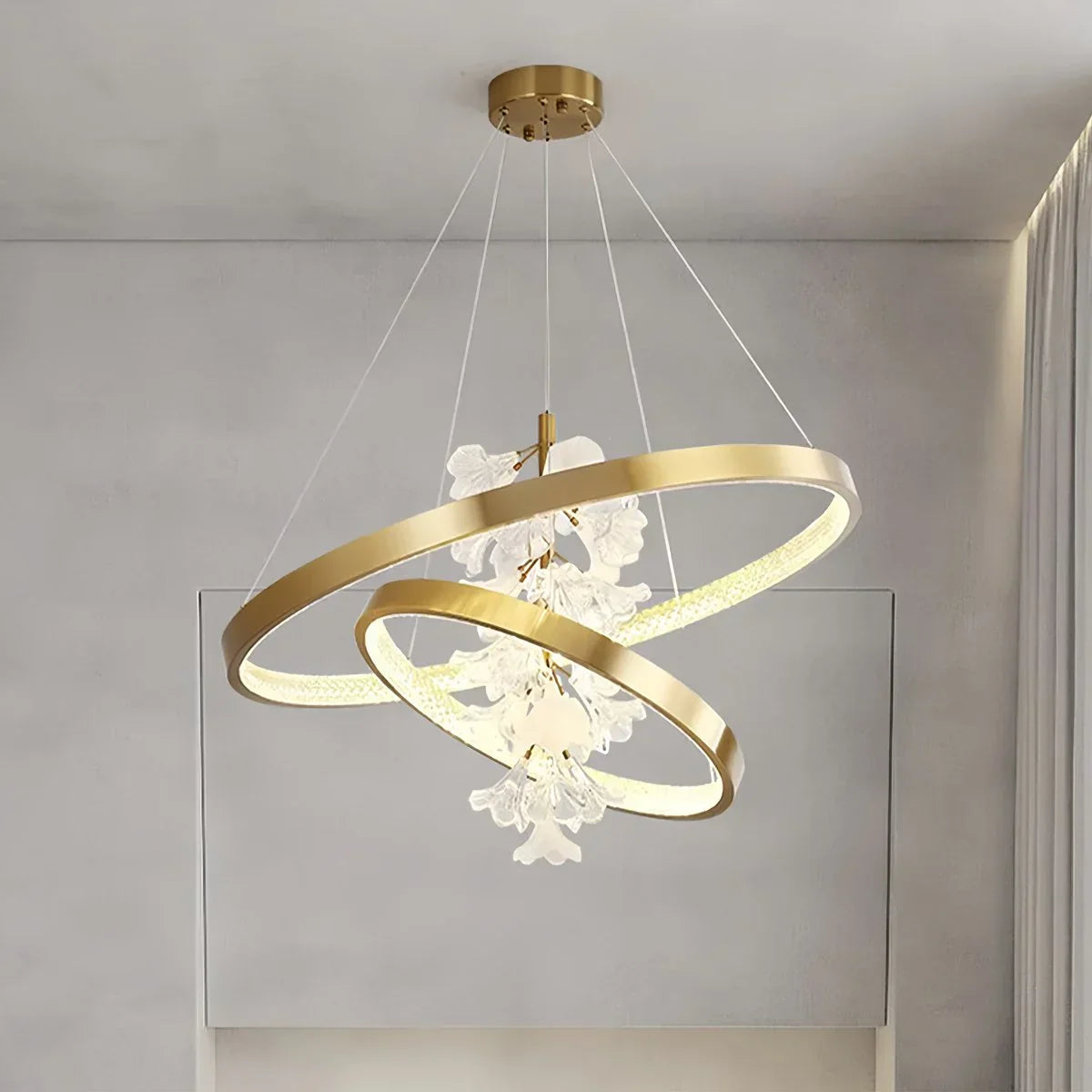 flairel Nordic Light Luxury Ring Creative Chandelier