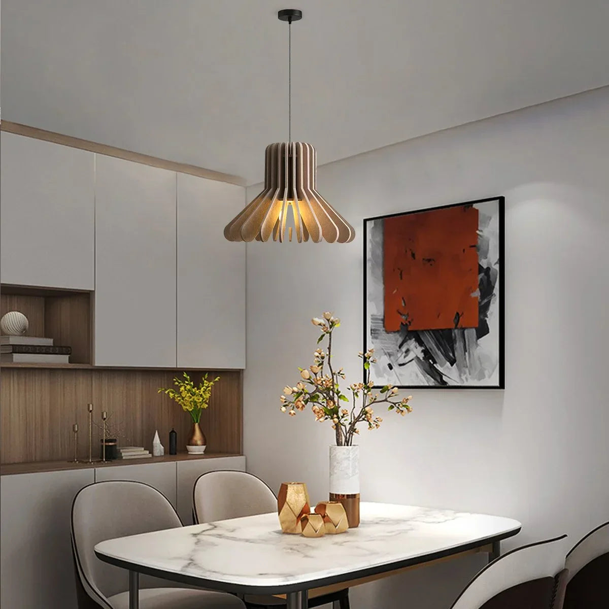 flairel Nordic Octopus Felt Acoustic Pendant Light