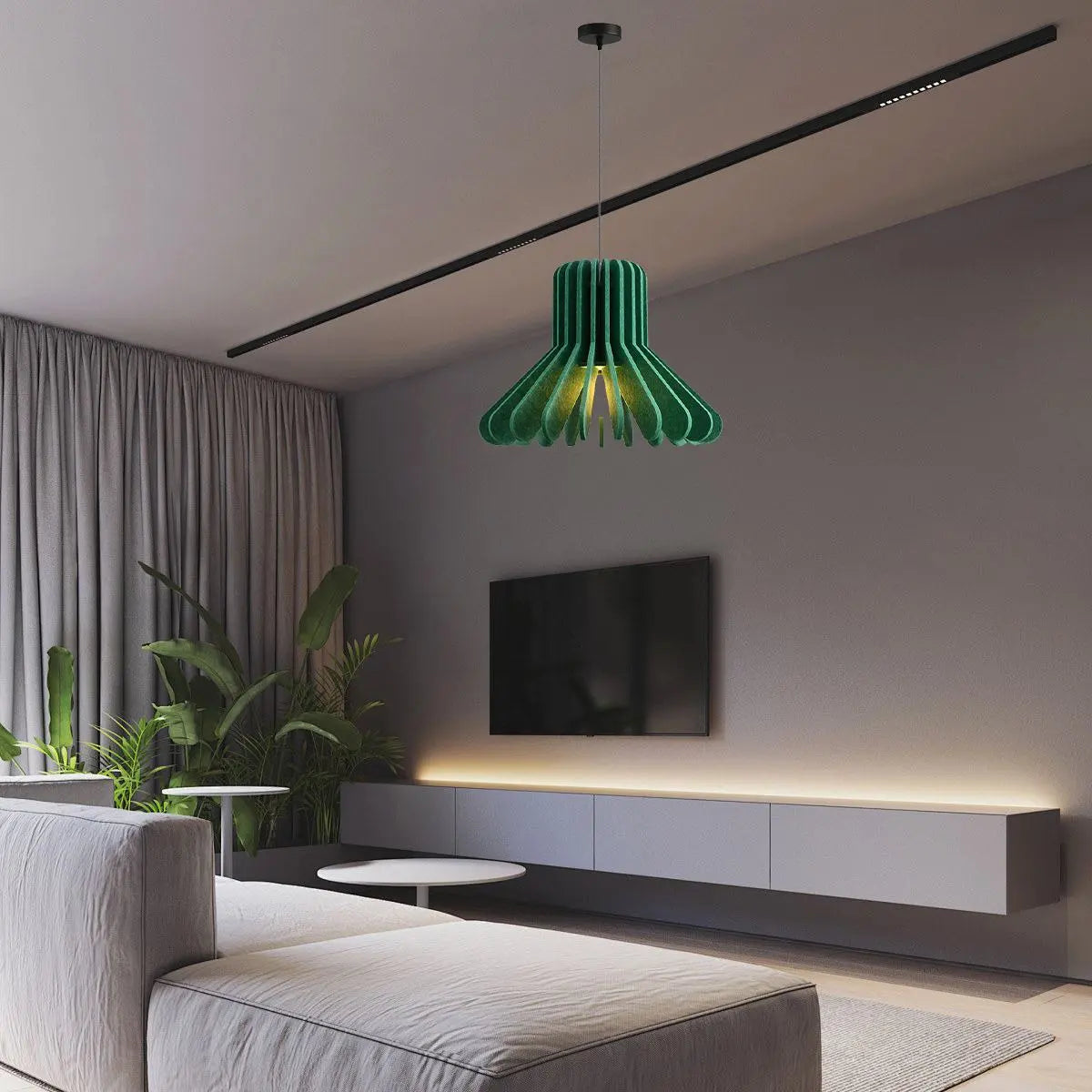flairel Nordic Octopus Felt Acoustic Pendant Light