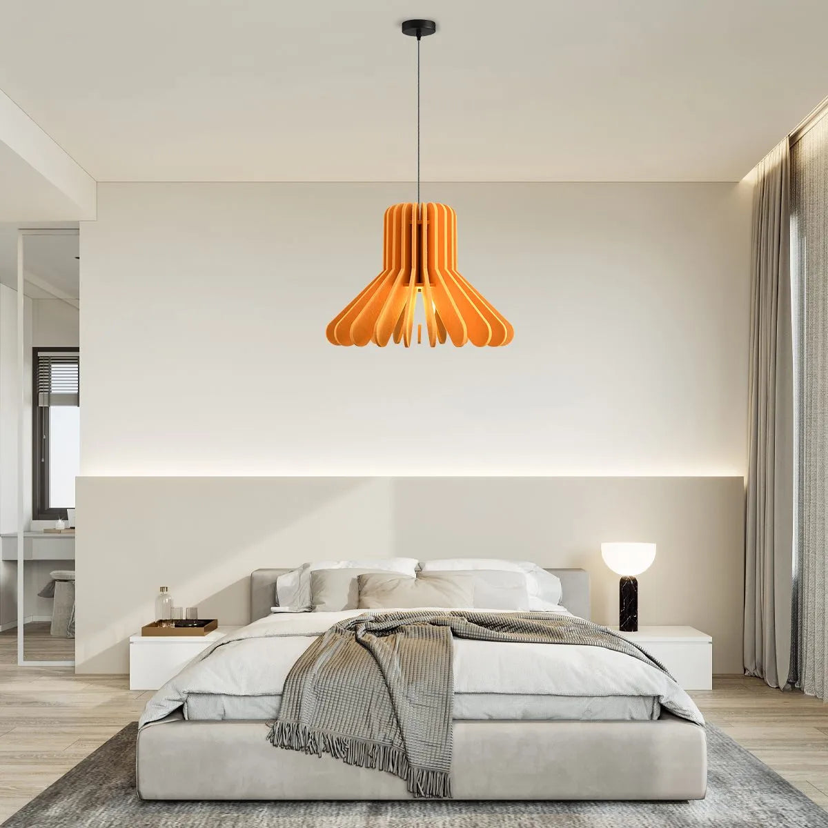 flairel Nordic Octopus Felt Acoustic Pendant Light