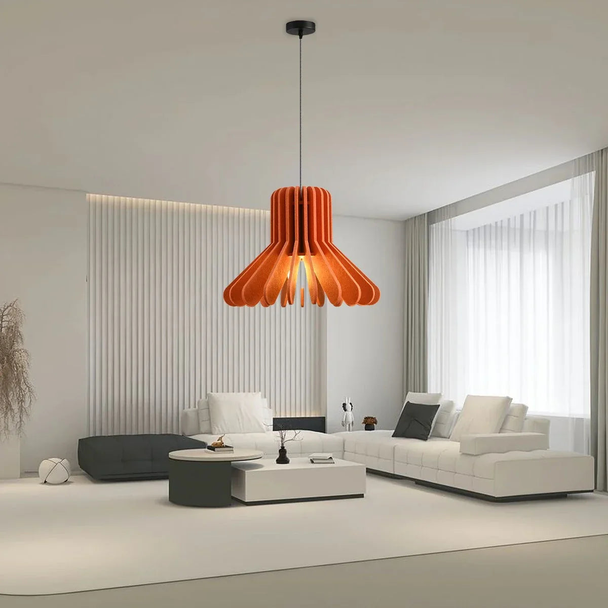 flairel Nordic Octopus Felt Acoustic Pendant Light