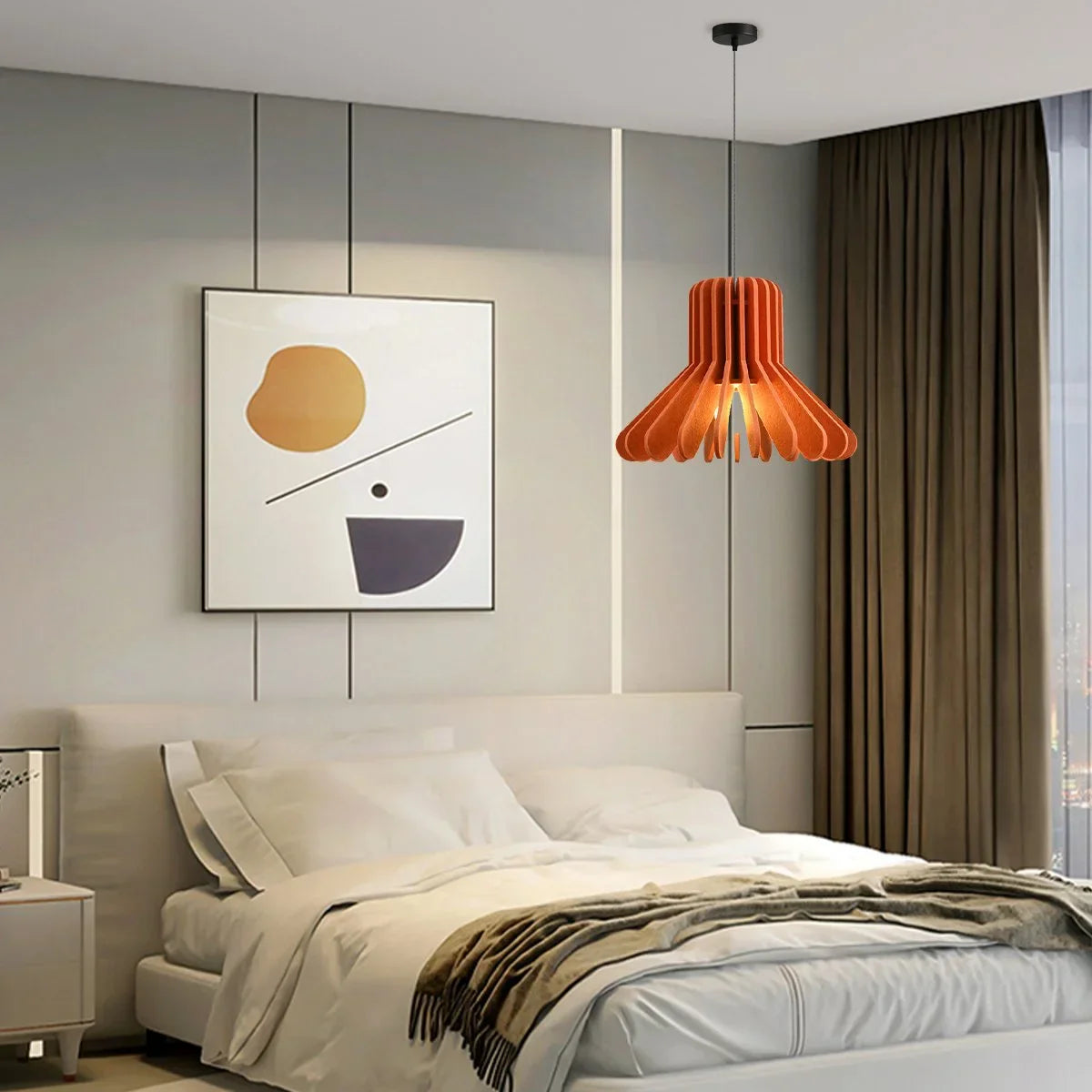 flairel Nordic Octopus Felt Acoustic Pendant Light