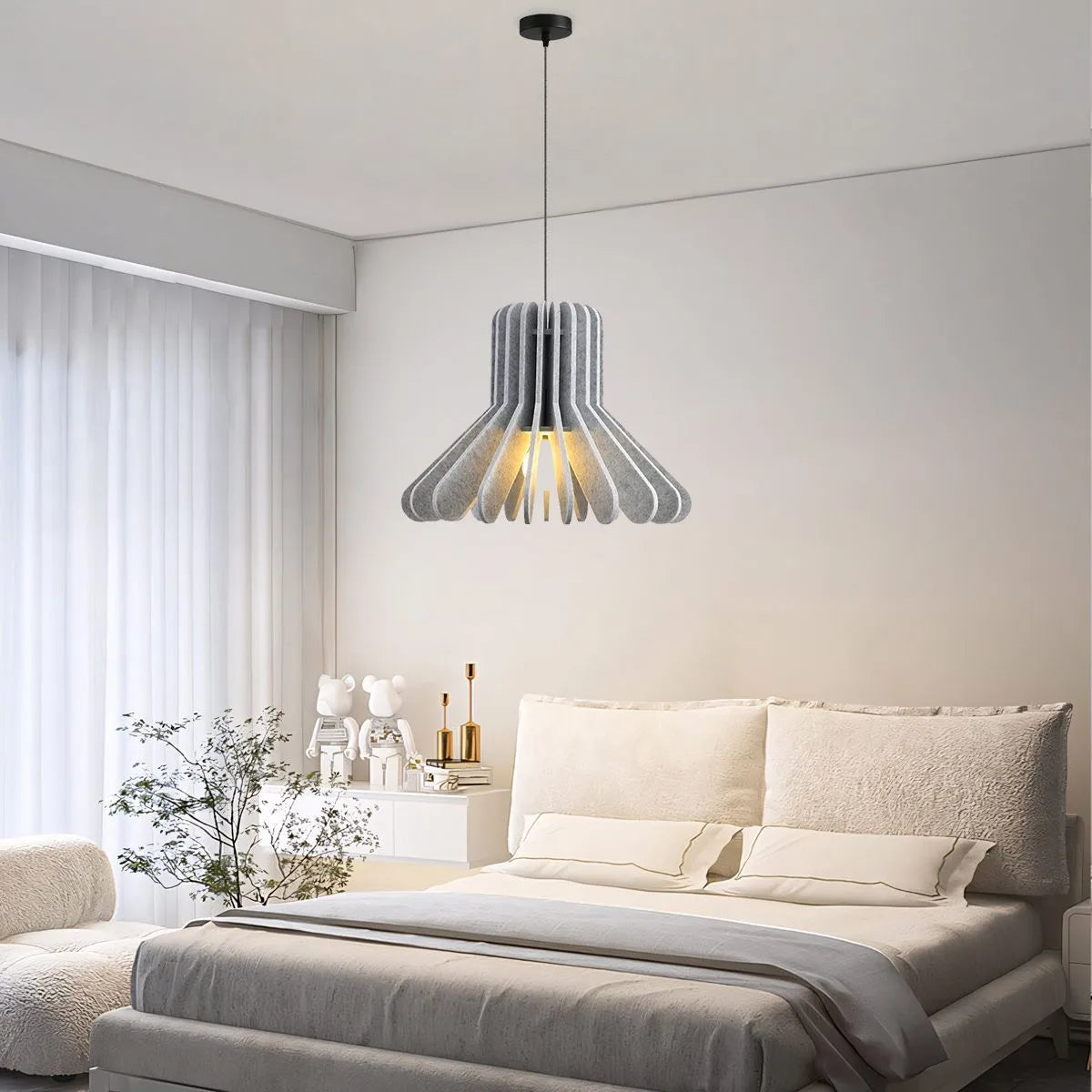 flairel Nordic Octopus Felt Acoustic Pendant Light