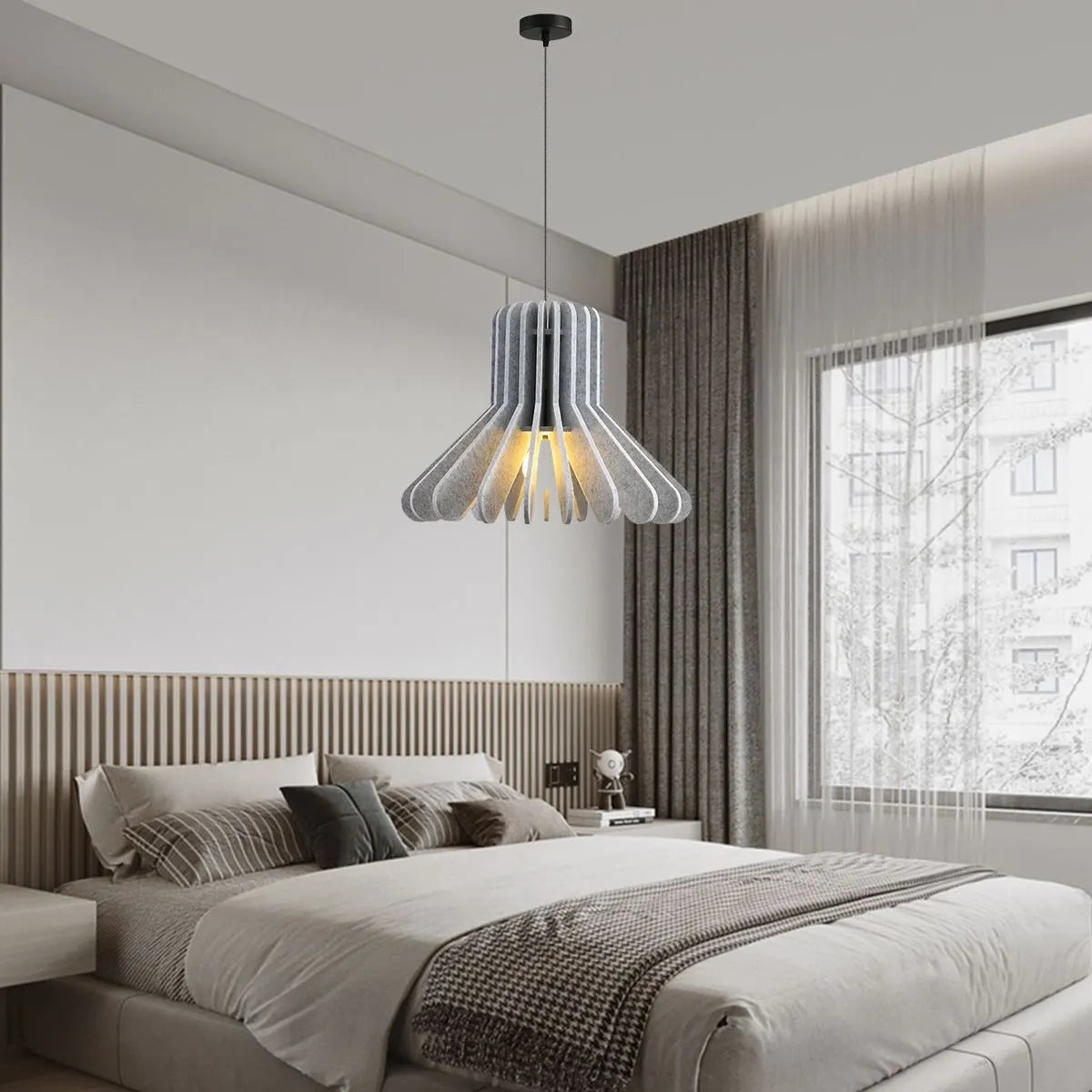flairel Nordic Octopus Felt Acoustic Pendant Light