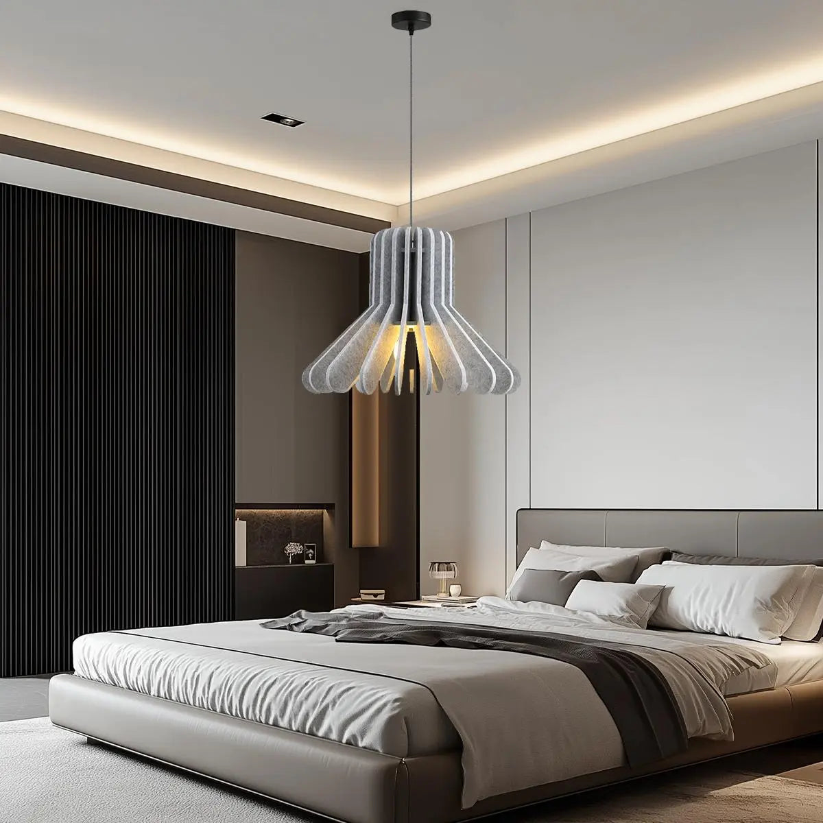 flairel Nordic Octopus Felt Acoustic Pendant Light