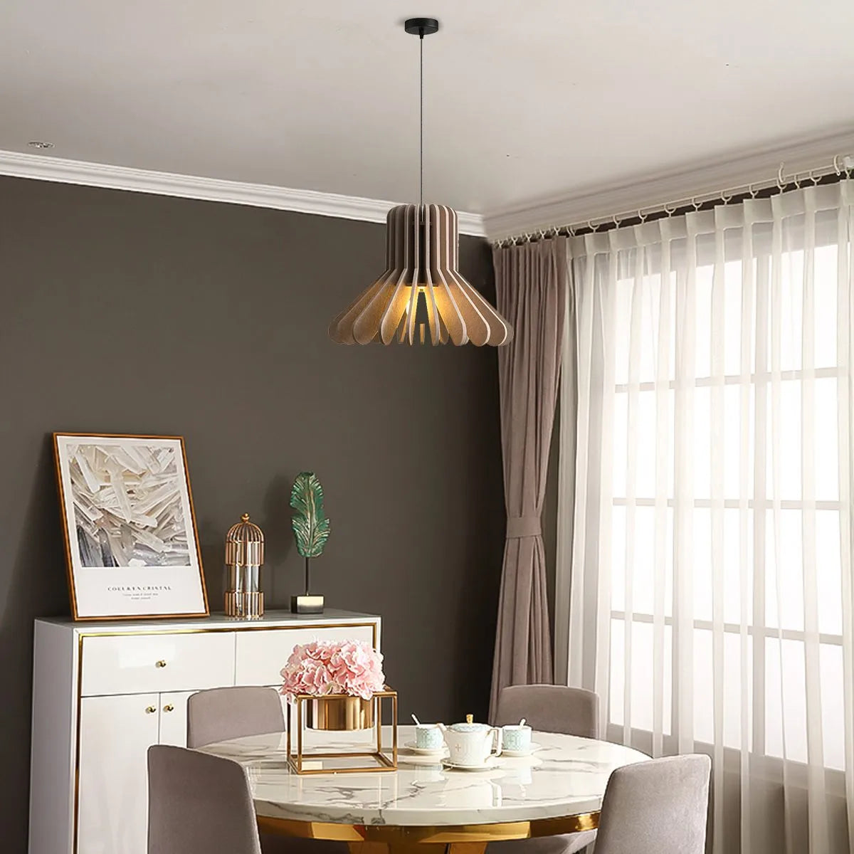 flairel Nordic Octopus Felt Acoustic Pendant Light