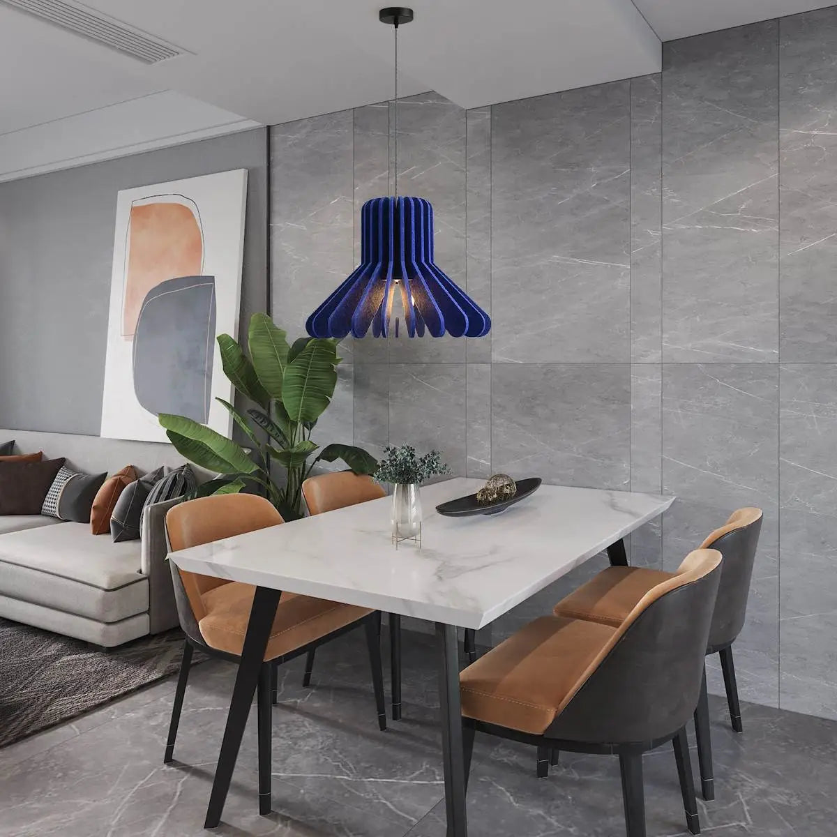 flairel Nordic Octopus Felt Acoustic Pendant Light