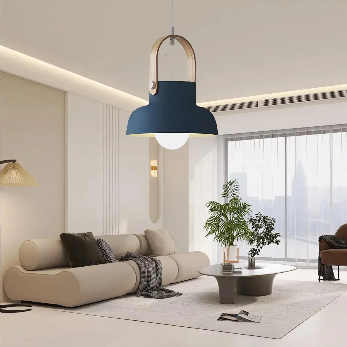 flairel Nordic Macaron Pendant Light for Dining Room Kitchen