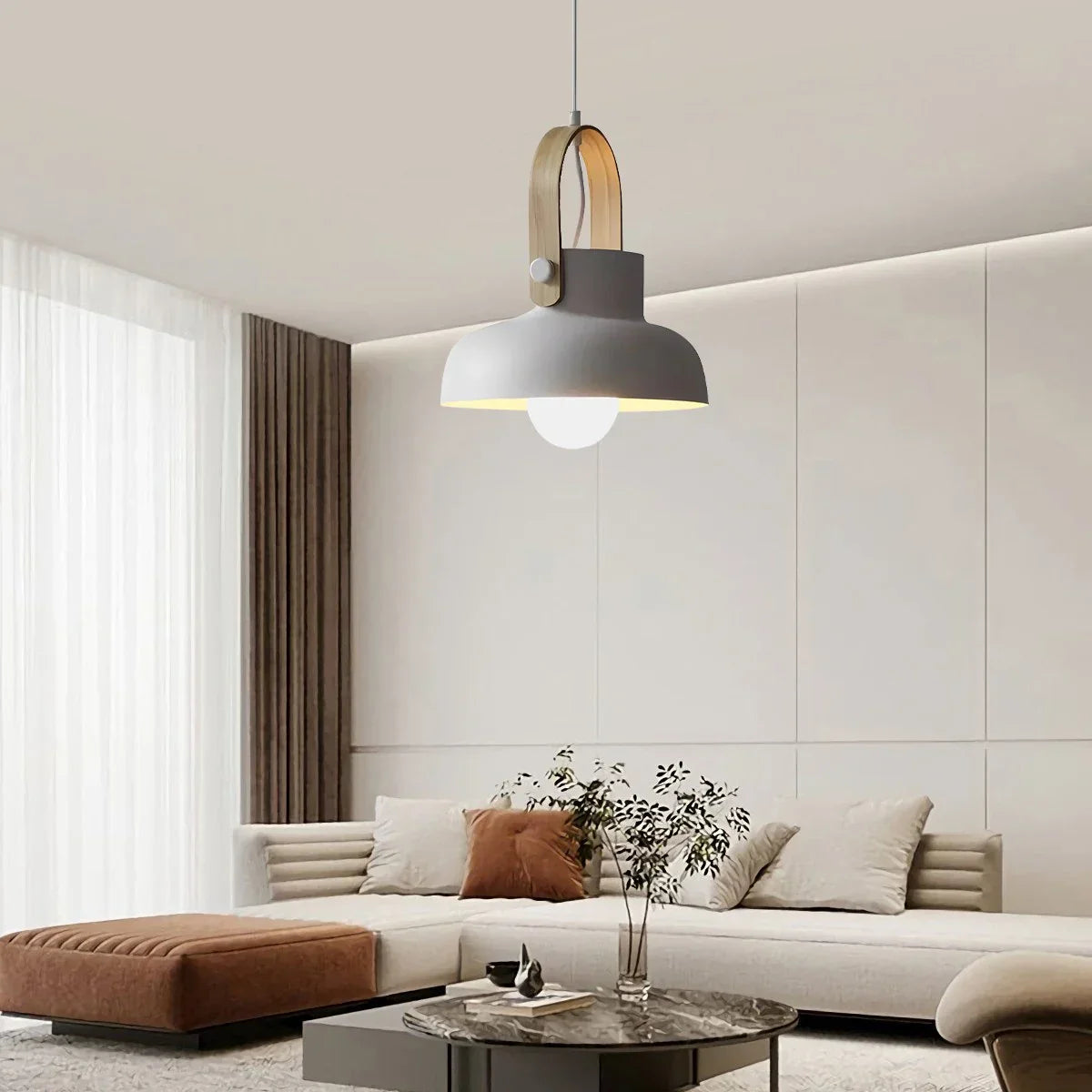 flairel Nordic Macaron Pendant Light for Dining Room Kitchen