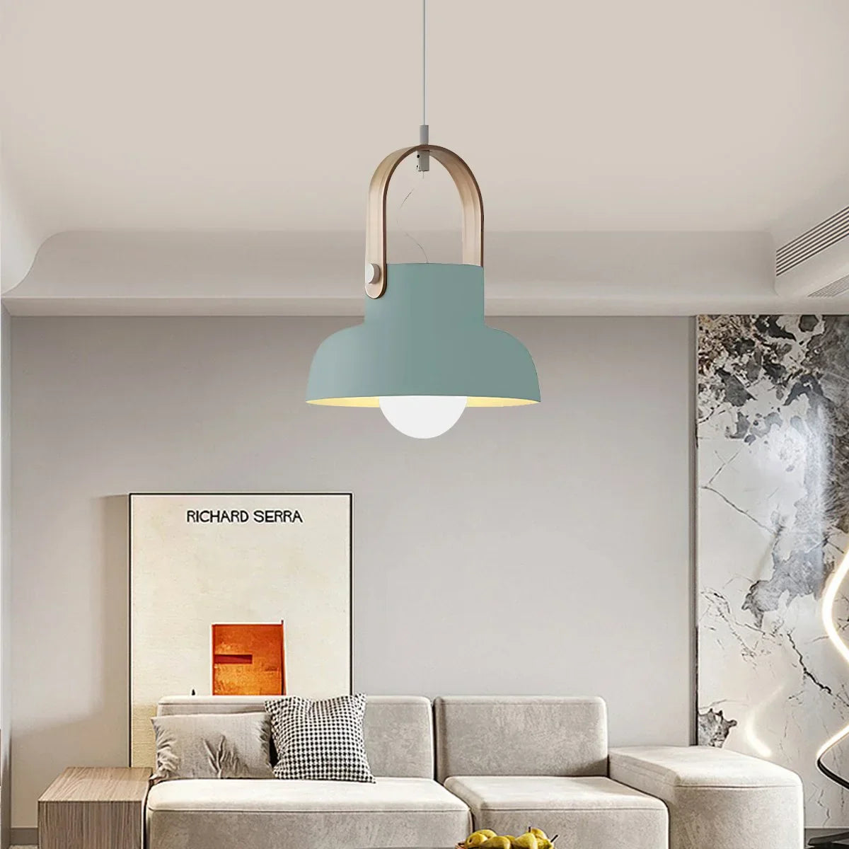 flairel Nordic Macaron Pendant Light for Dining Room Kitchen