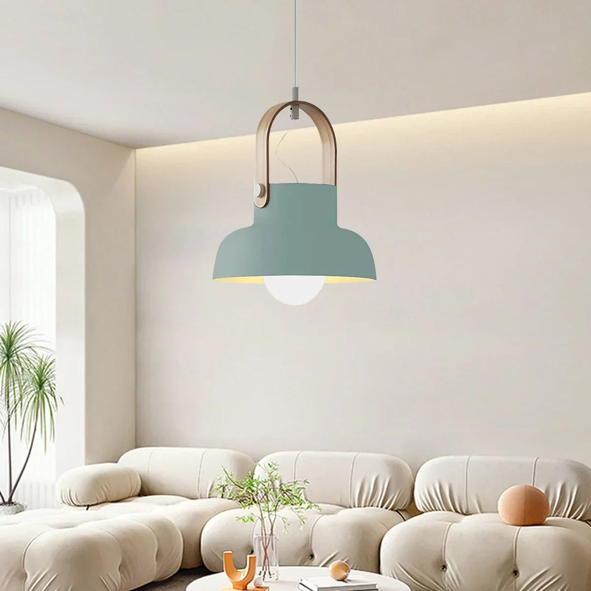 flairel Nordic Macaron Pendant Light for Dining Room Kitchen