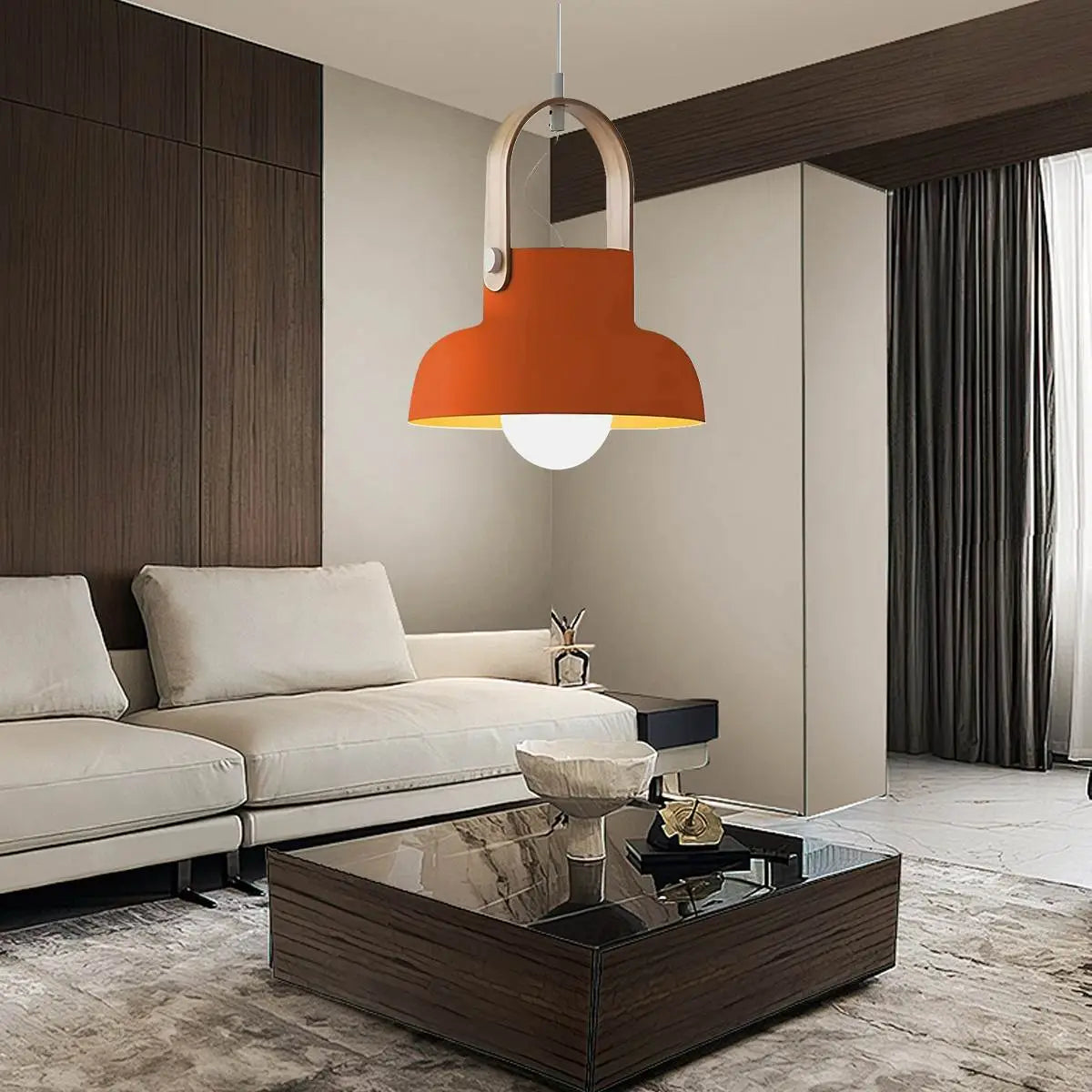 flairel Nordic Macaron Pendant Light for Dining Room Kitchen