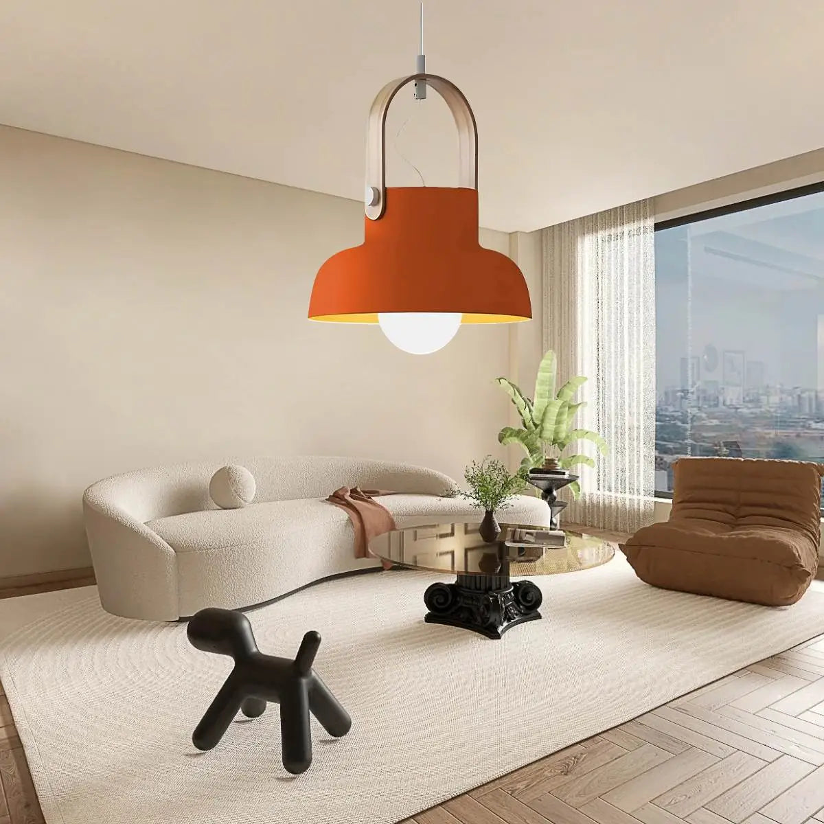 flairel Nordic Macaron Pendant Light for Dining Room Kitchen