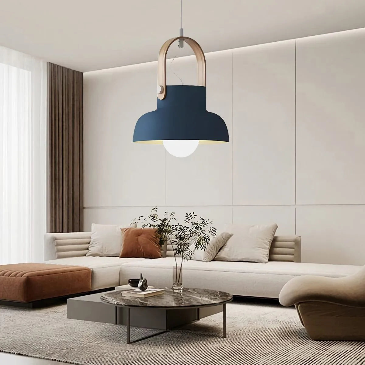 flairel Nordic Macaron Pendant Light for Dining Room Kitchen