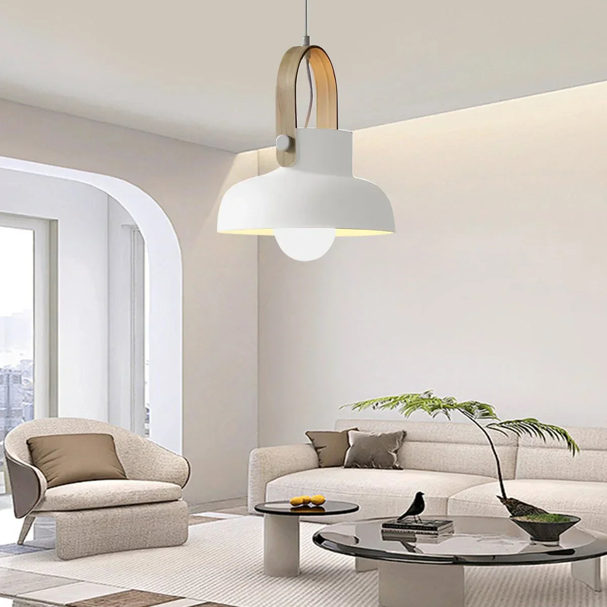 flairel Nordic Macaron Pendant Light for Dining Room Kitchen