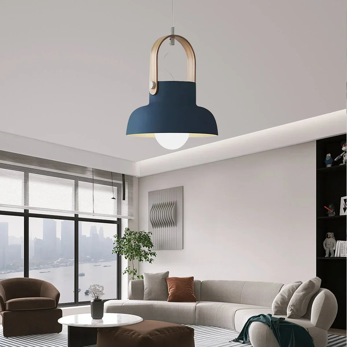 flairel Nordic Macaron Pendant Light for Dining Room Kitchen