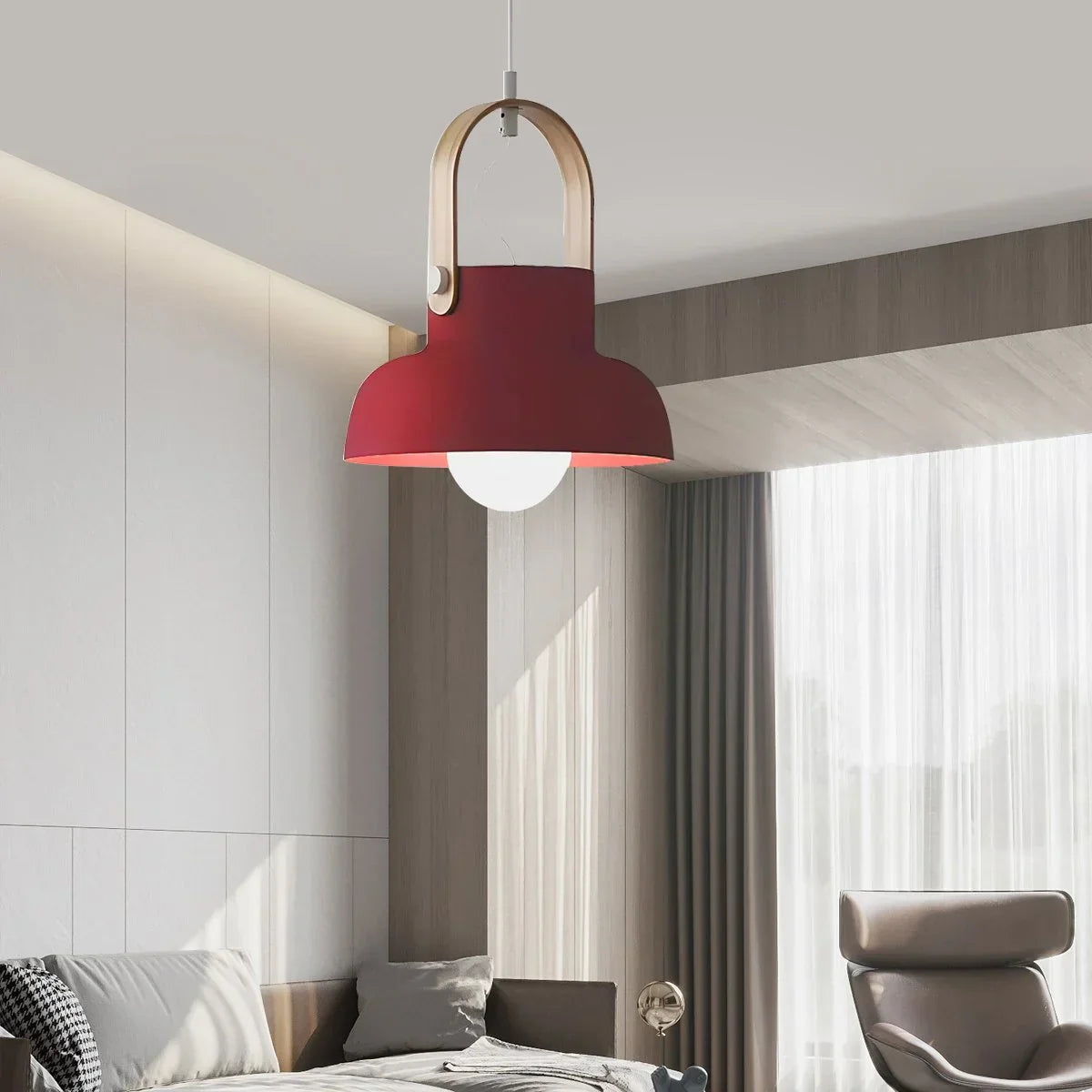 flairel Nordic Macaron Pendant Light for Dining Room Kitchen