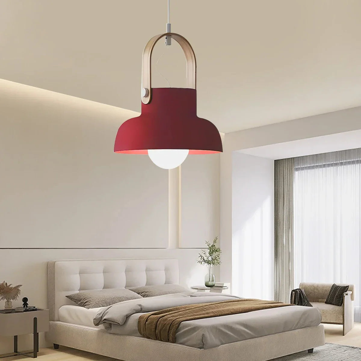 flairel Nordic Macaron Pendant Light for Dining Room Kitchen