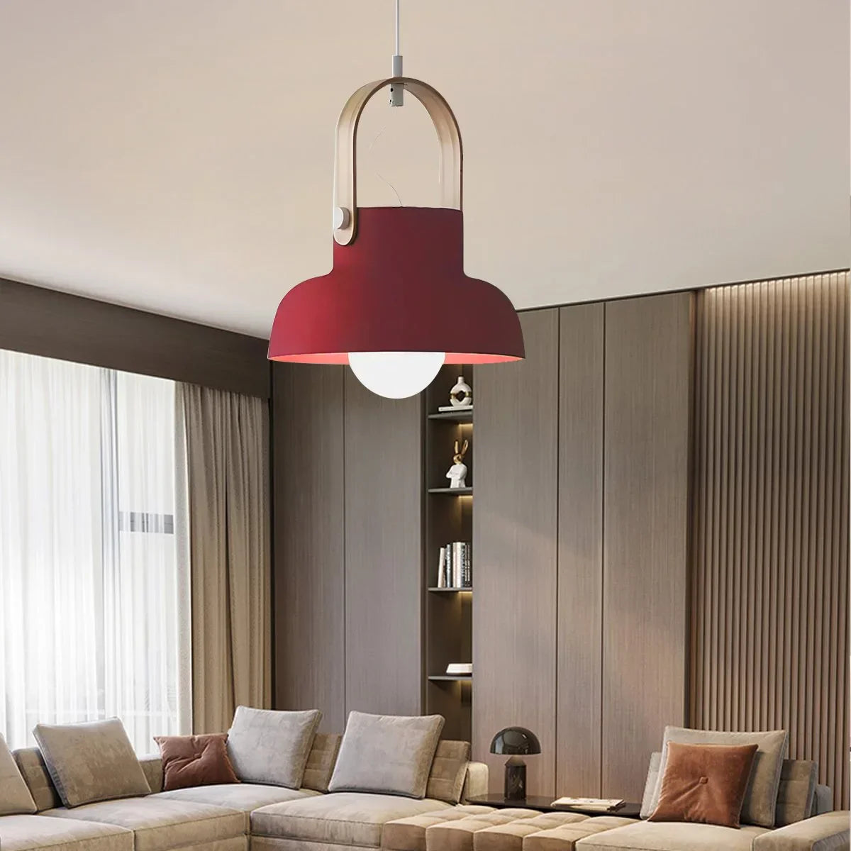 flairel Nordic Macaron Pendant Light for Dining Room Kitchen