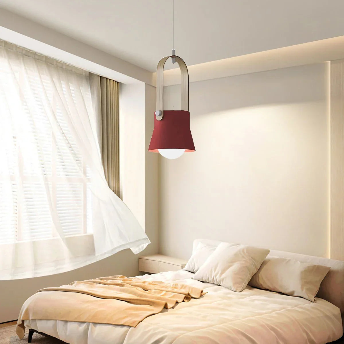 flairel Nordic Macaron Pendant Light for Dining Room Kitchen
