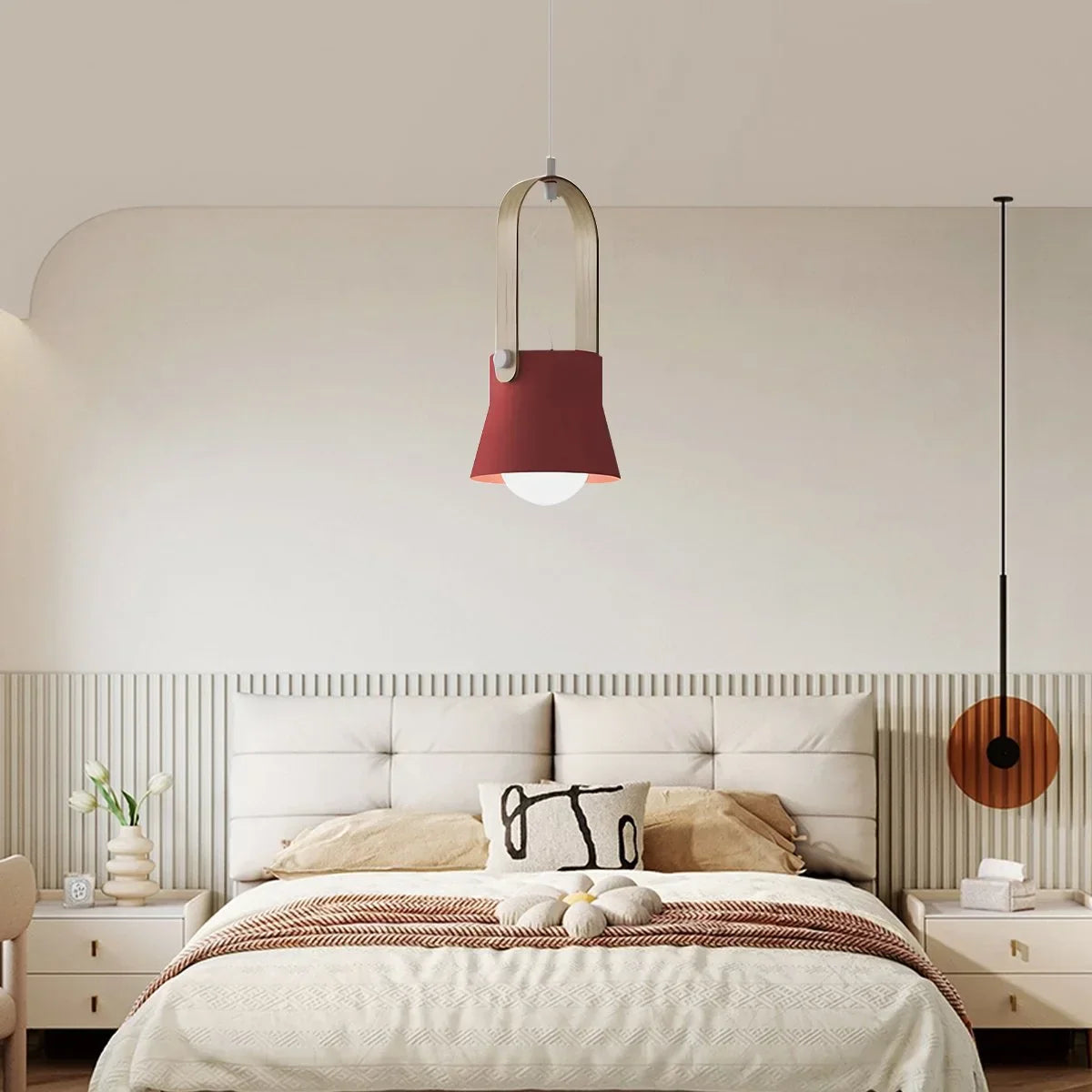 flairel Nordic Macaron Pendant Light for Dining Room Kitchen