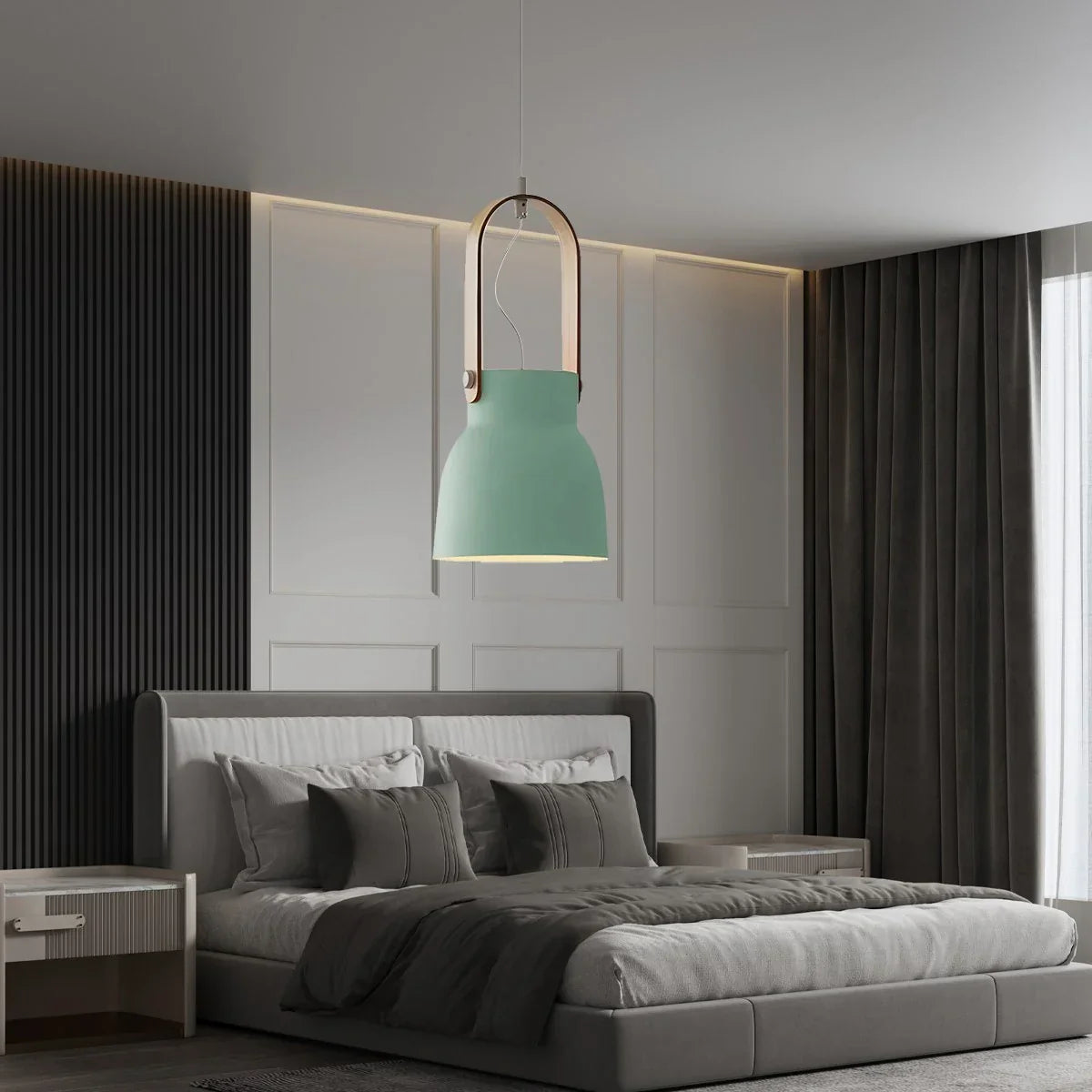 flairel Nordic Macaron Pendant Light for Dining Room Kitchen
