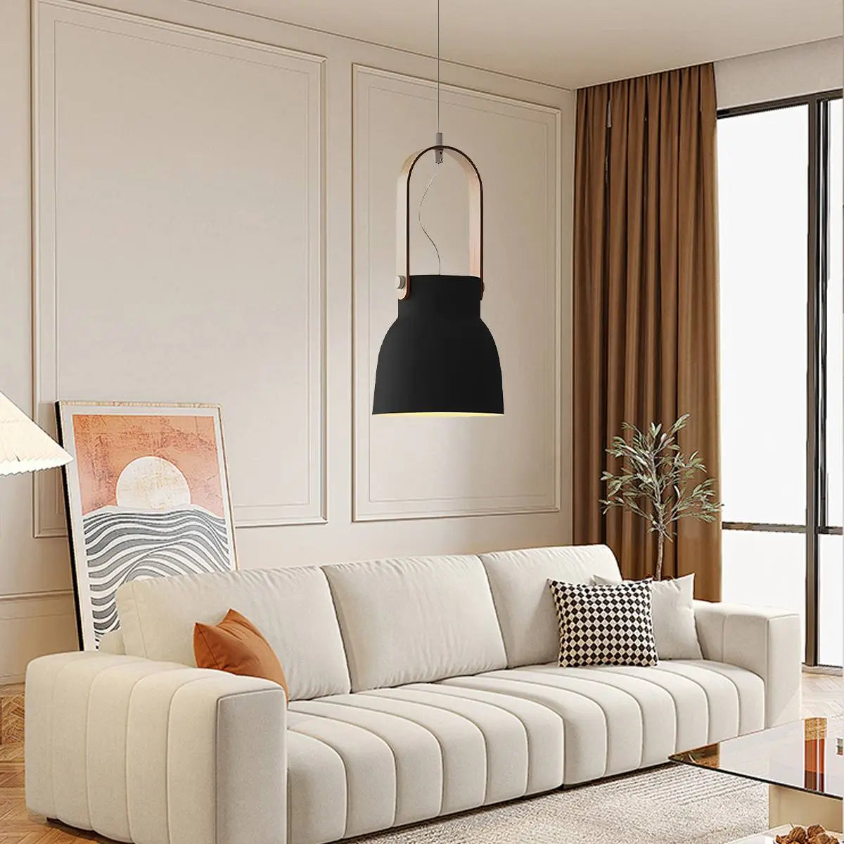 flairel Nordic Macaron Pendant Light for Dining Room Kitchen