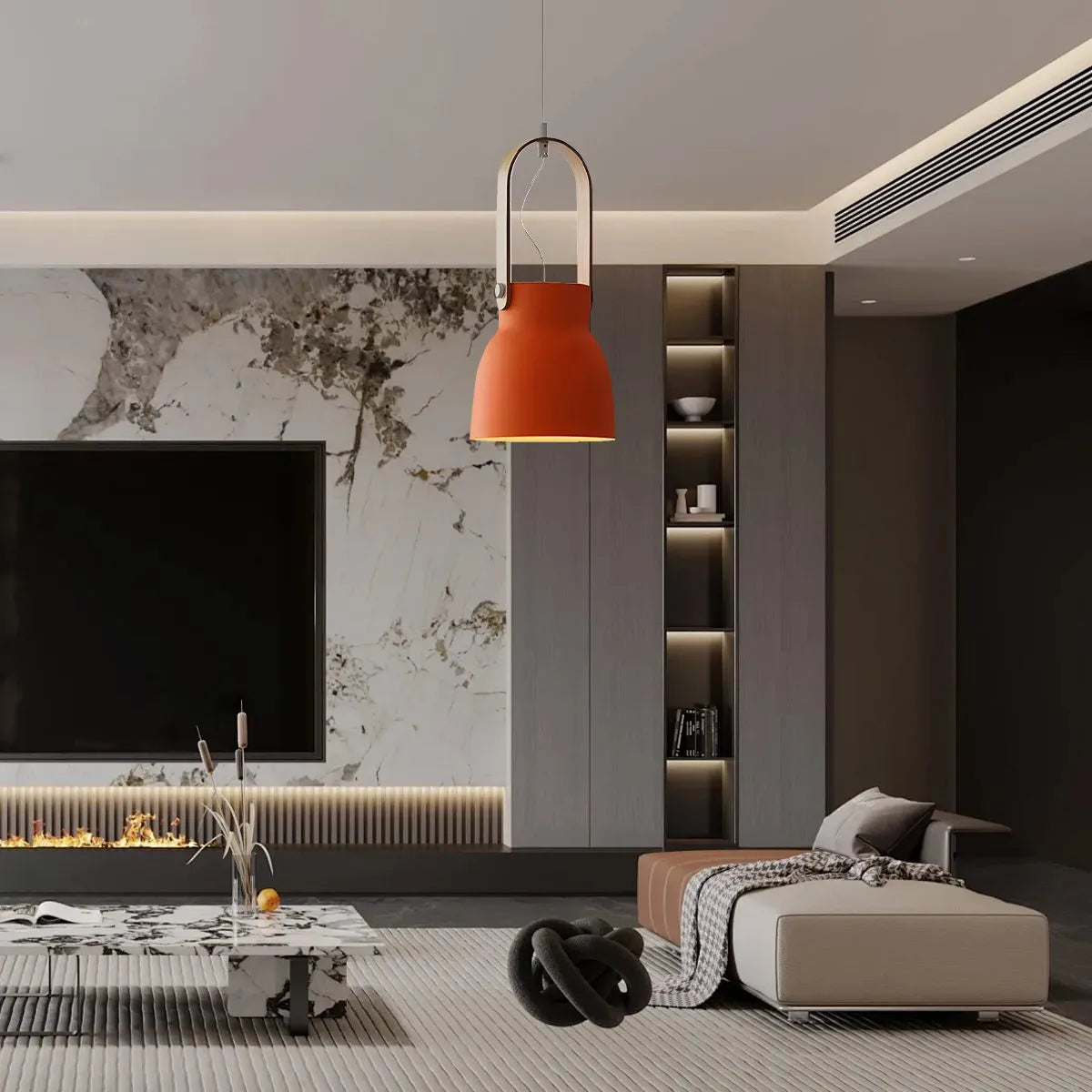 flairel Nordic Macaron Pendant Light for Dining Room Kitchen