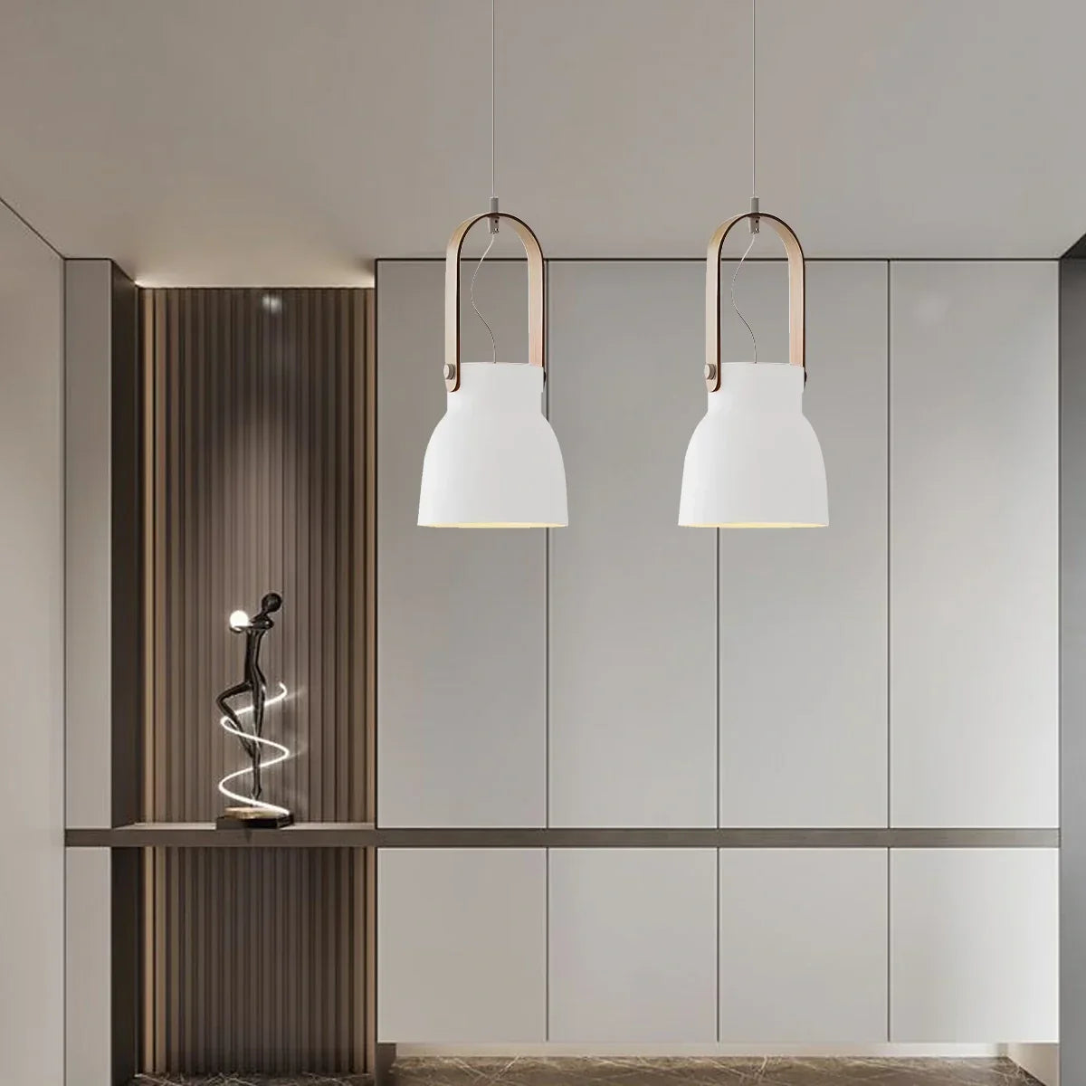 flairel Nordic Macaron Pendant Light for Dining Room Kitchen
