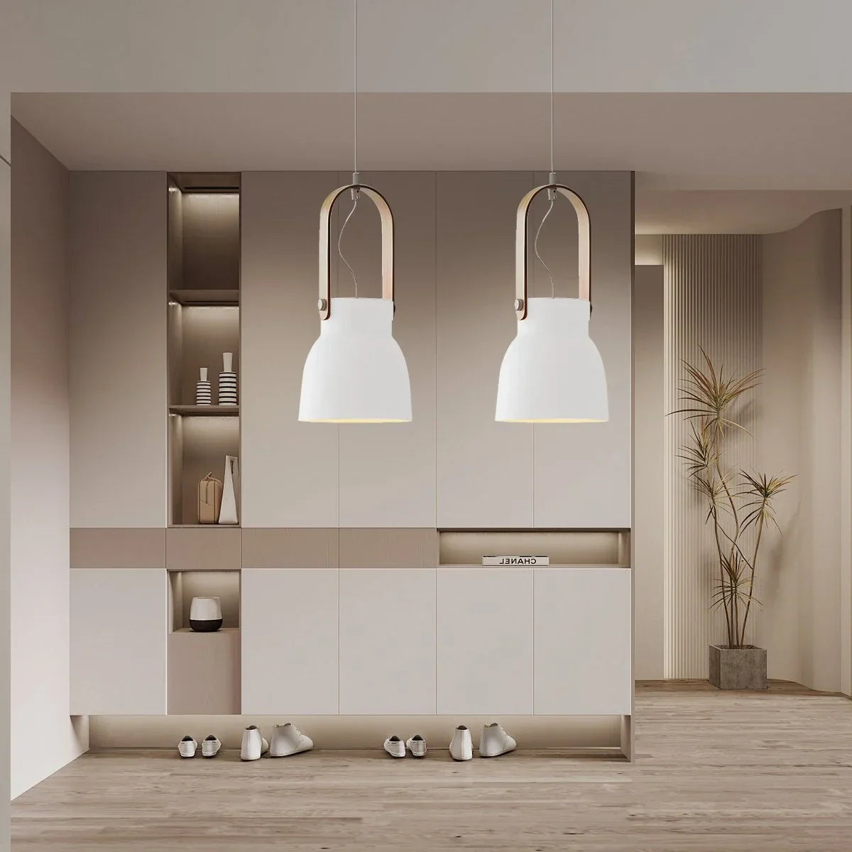 flairel Nordic Macaron Pendant Light for Dining Room Kitchen