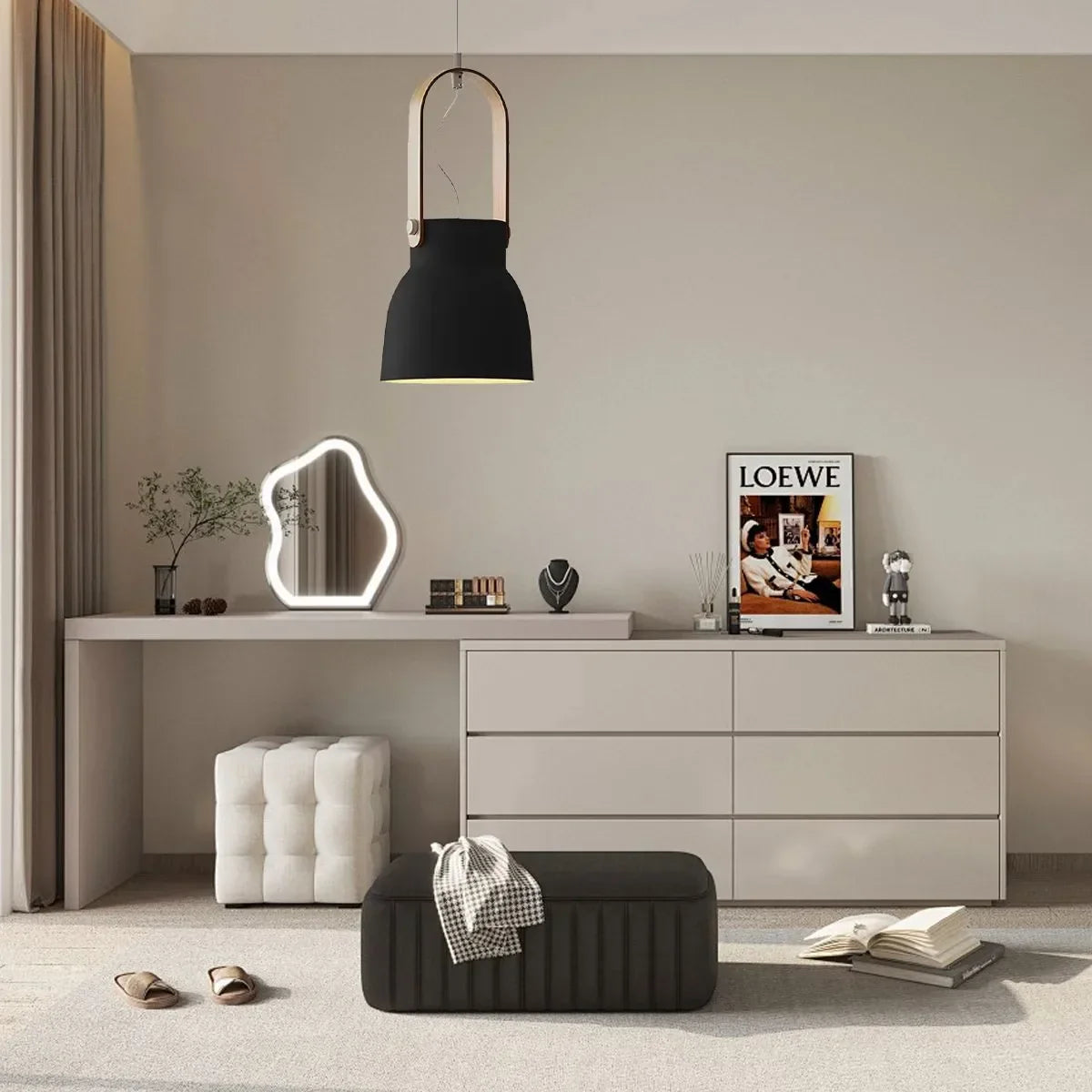 flairel Nordic Macaron Pendant Light for Dining Room Kitchen